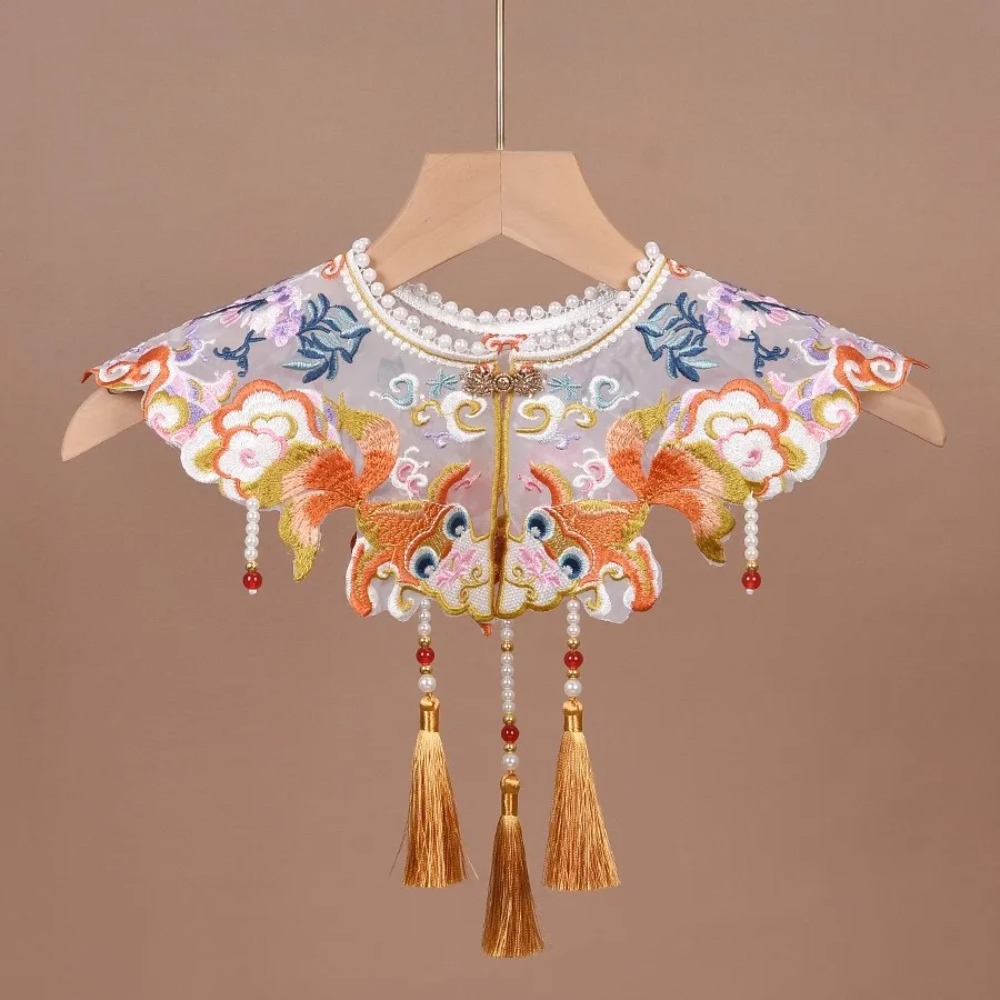 Go Ethnic Fashion - ชุดกี่เพ้าสไตล์วินเทจ เสื้อผ้าสตรีแนวสตรีทแวร์ ลายปักสไตล์ชาติพันธุ์ ผ้าคลุมฮั่นฝูแบบพันรอบตัว ผ้าคลุมไหล่แฟชั่น
