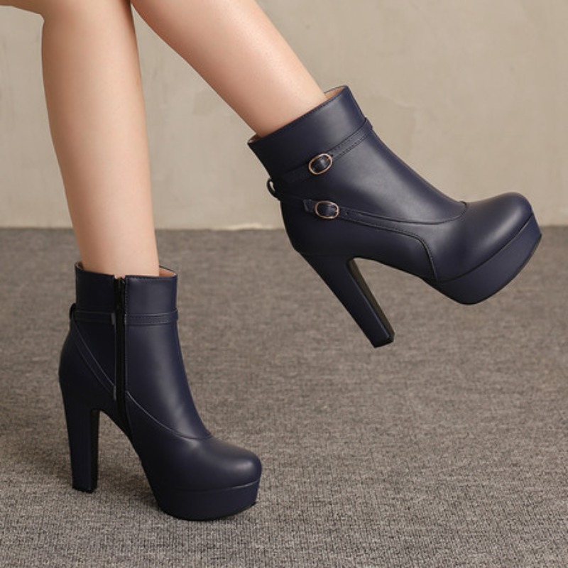 รองเท้าบูทแฟชั่นผู้หญิงแบบสั้น - Ethnic And Fashion บทวิจารณ์และราคา