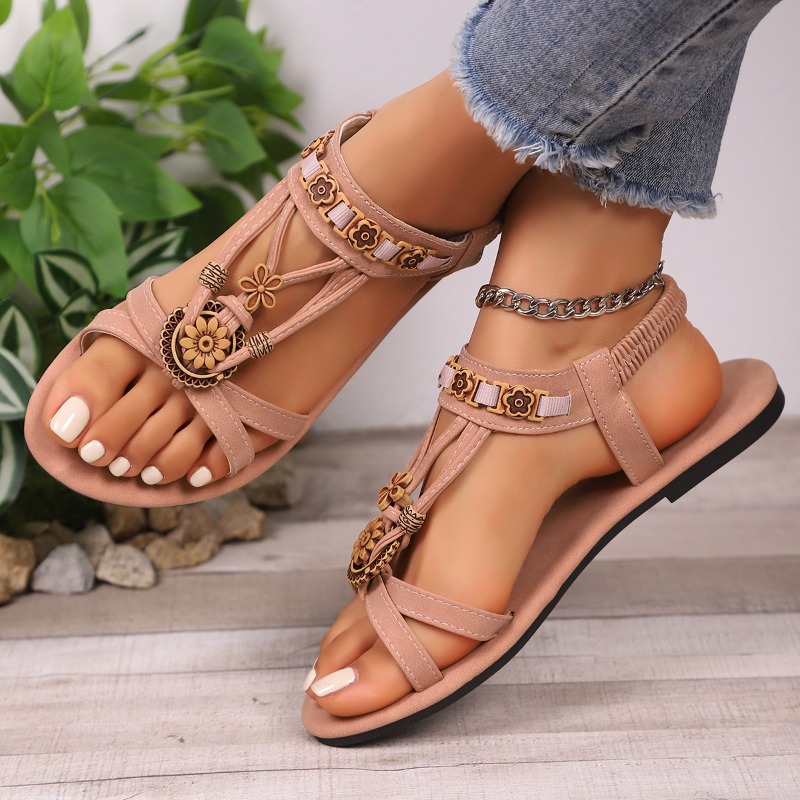 Vintage Ethnic Wind Soft Sole  - Ethnic And Fashion บทวิจารณ์และราคา