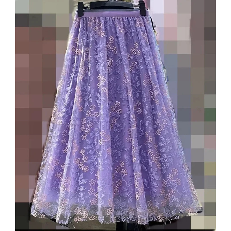 กระโปรงยาวสไตล์วินเทจลายปัก ยี - Y2K Ethnic Fashion บทวิจารณ์และราคา