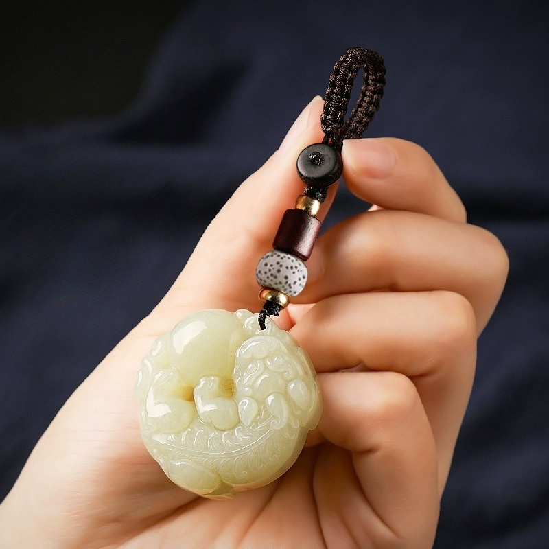 จีน-เก๋สไตล์ Pixiu พวงกุญแจกระ - Ethnic Chic Fashion บทวิจารณ์และราคา