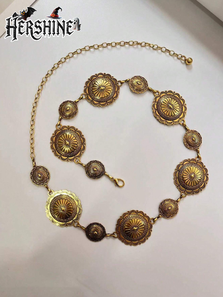 HERSHINE สร้อยคาดเอวทรงกลมลายด - Y2K Ethnic Fashion บทวิจารณ์และราคา