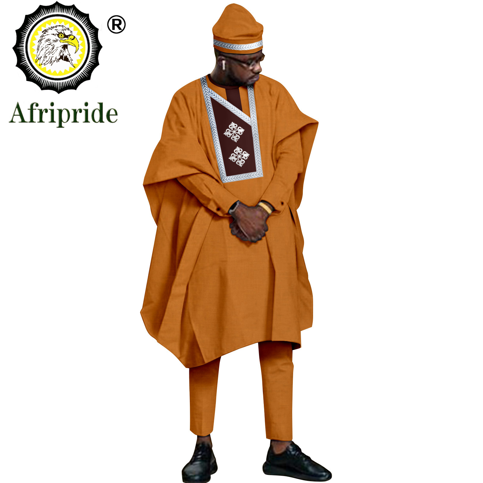 ผู้ชายชุด Agbada Robe Dashiki  - Dashiki Shirt Men บทวิจารณ์และราคา