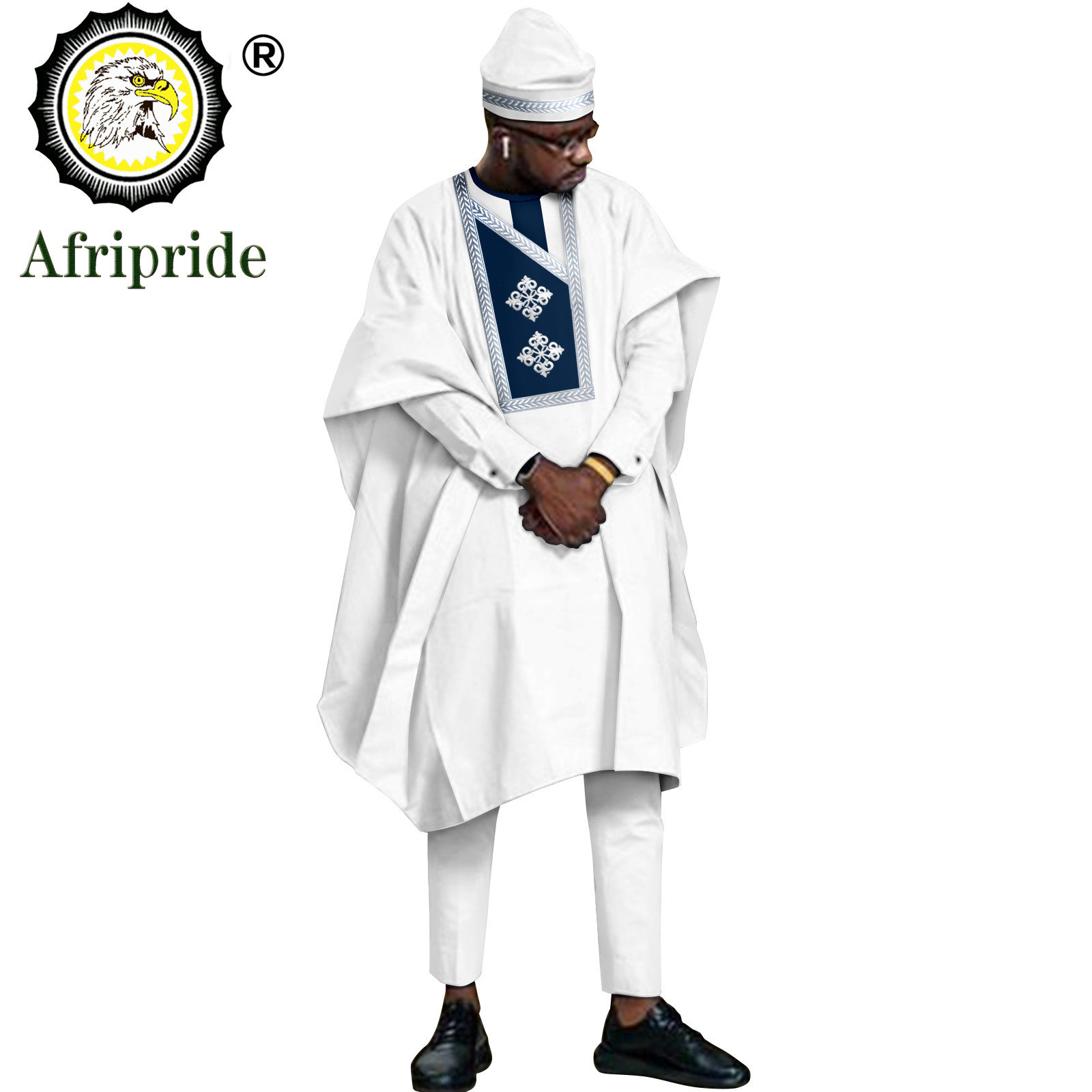 ผู้ชายชุด Agbada Robe Dashiki  - Dashiki Shirt Men บทวิจารณ์และราคา