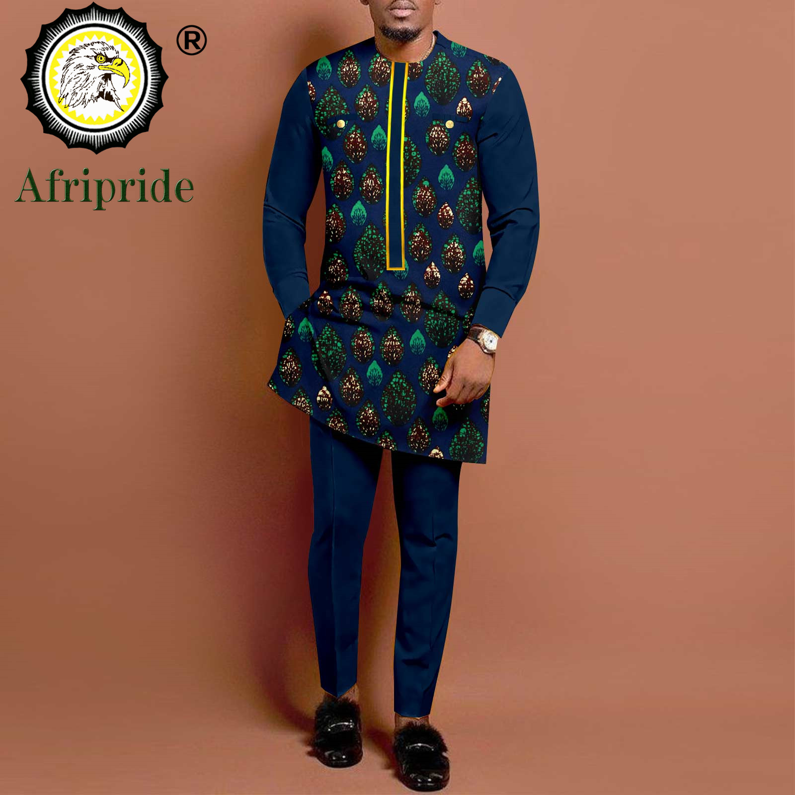 แอฟริกันชุดสำหรับเสื้อแขนยาวผู - Dashiki Shirt Men บทวิจารณ์และราคา