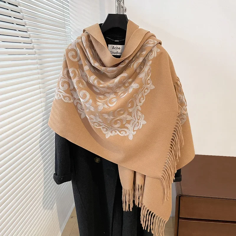 ผ้าพันคอผู้หญิงสไตล์วินเทจลายป - Go Ethnic Fashion บทวิจารณ์และราคา