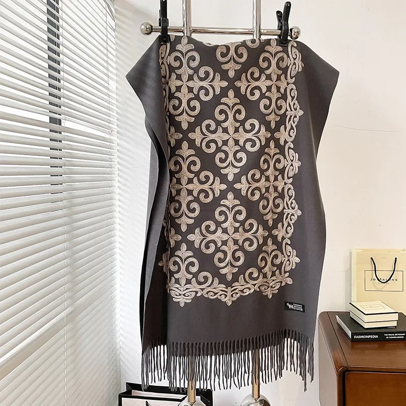 ผ้าพันคอผู้หญิงสไตล์วินเทจลายป - Go Ethnic Fashion บทวิจารณ์และราคา