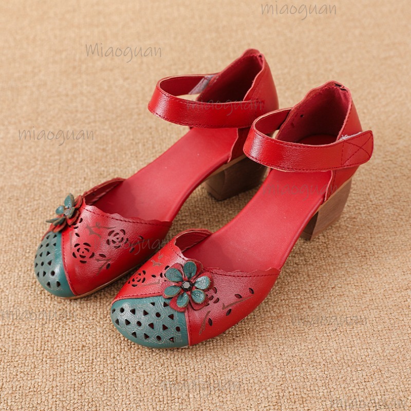 รองเท้าส้นเตารีดแบบกลาดิเอเตอร - Ethnic And Fashion บทวิจารณ์และราคา