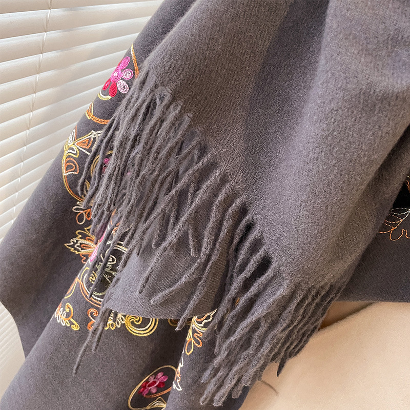 ผ้าคลุมไหล่ปักลายสไตล์วินเทจ ผ - Go Ethnic Fashion บทวิจารณ์และราคา