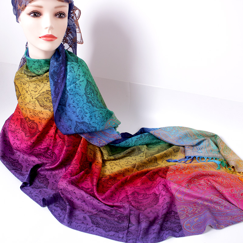 ผ้าพันคอเนื้อเบาแบบใหม่ สไตล์ช - Go Ethnic Fashion บทวิจารณ์และราคา