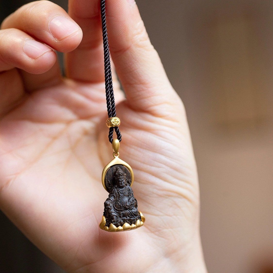 จี้พระพุทธรูปสีเหลืองแห่งความม - Ethnic Fashion Meaning บทวิจารณ์และราคา