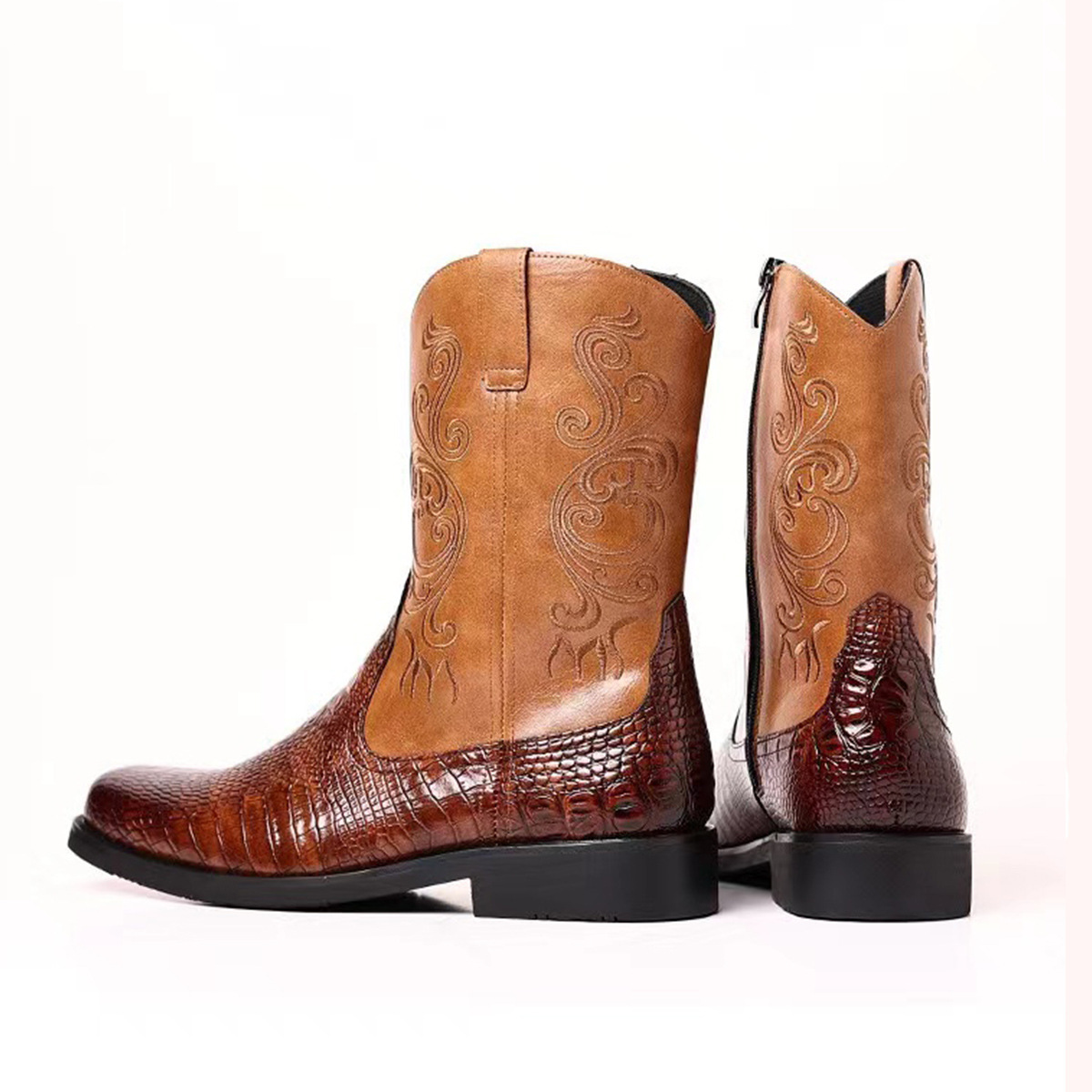 รองเท้าบูทคาวบอยสไตล์ตะวันตกแบ - Ethnic And Fashion บทวิจารณ์และราคา