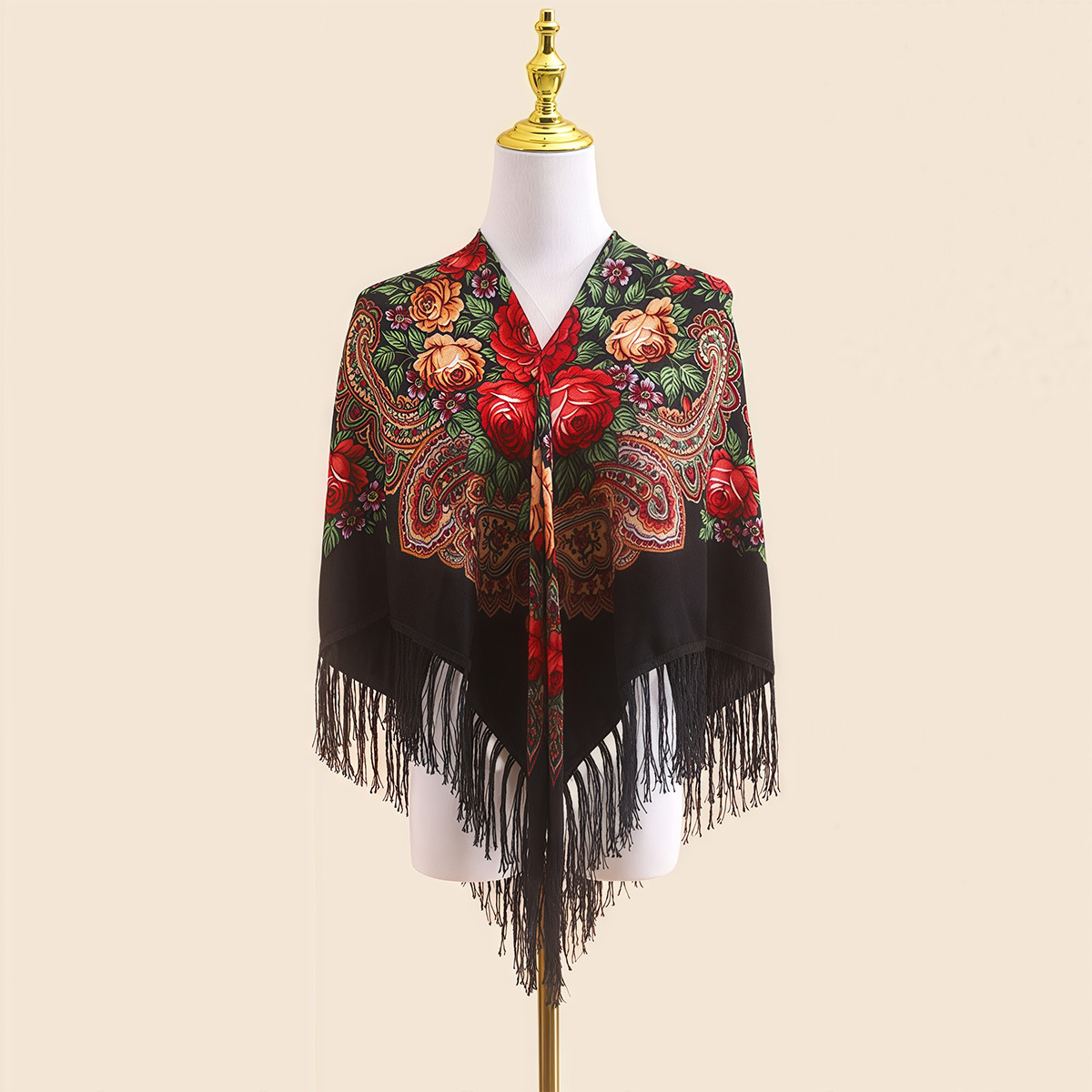 ผ้าคลุมไหล่สไตล์รัสเซียสำหรับผ - Go Ethnic Fashion บทวิจารณ์และราคา