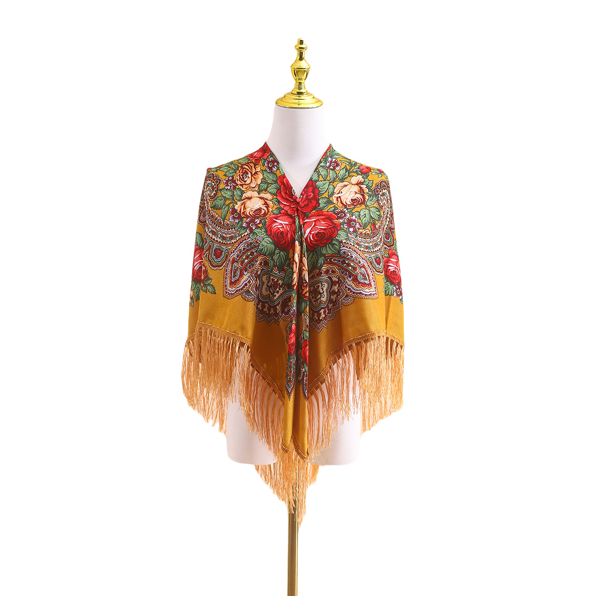 ผ้าคลุมไหล่สไตล์รัสเซียสำหรับผ - Go Ethnic Fashion บทวิจารณ์และราคา