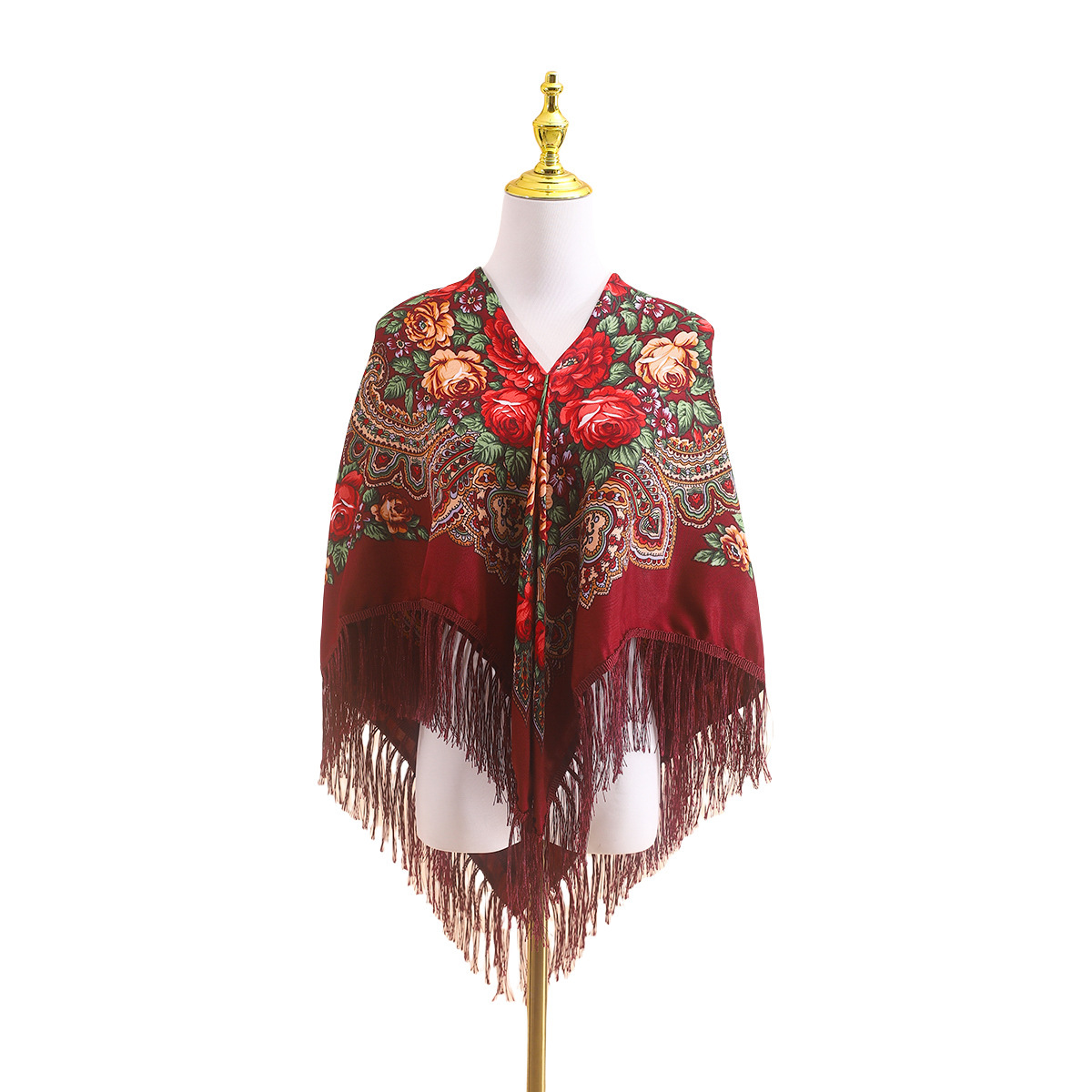 ผ้าคลุมไหล่สไตล์รัสเซียสำหรับผ - Go Ethnic Fashion บทวิจารณ์และราคา